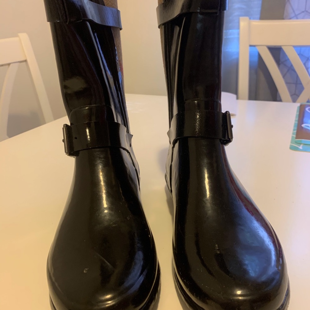 BIKER RUBBER BOOT (BLUEBERRY) - Picture 4 of 6